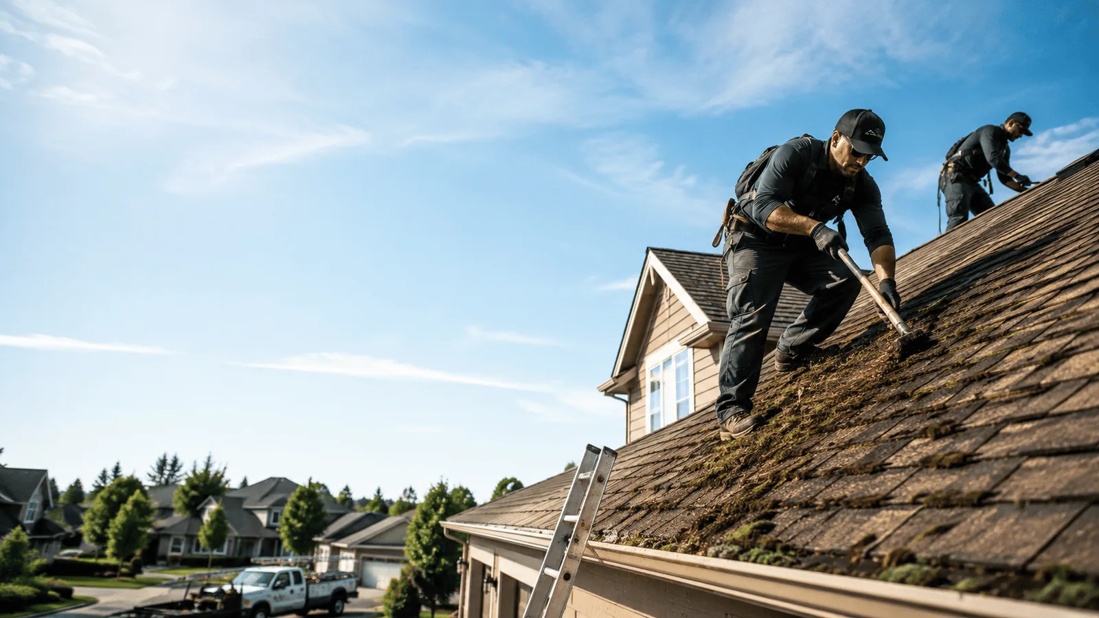 Roof Moss Removal in Forreston, IL near me
